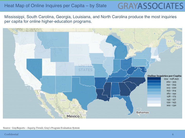 Read more about the article The Top 5 States for Online Students Per Capita.